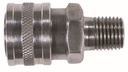 Coupler 1/4" MPT Quick Connect SS